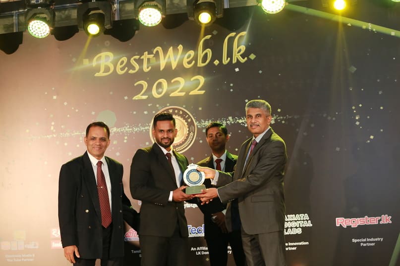 Yohani.lk wins Most Popular Personal Web Category at BestWeb Awards 2022