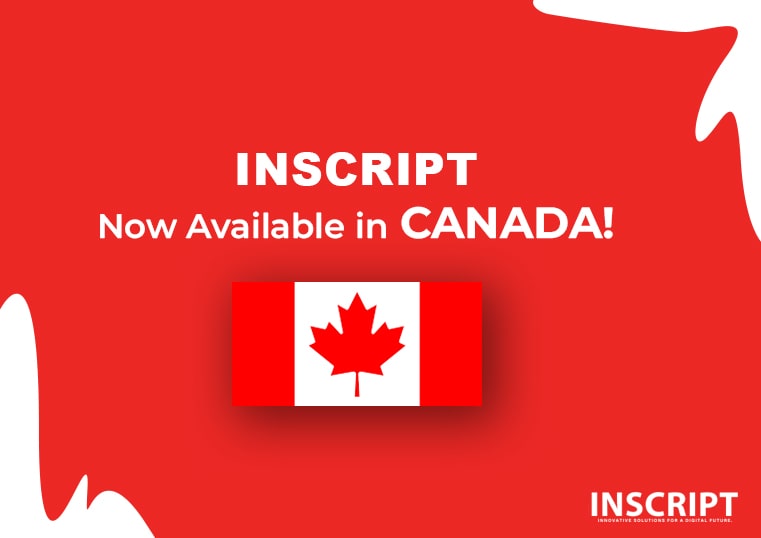 Inscript Web Solutions Now Available in Canada!